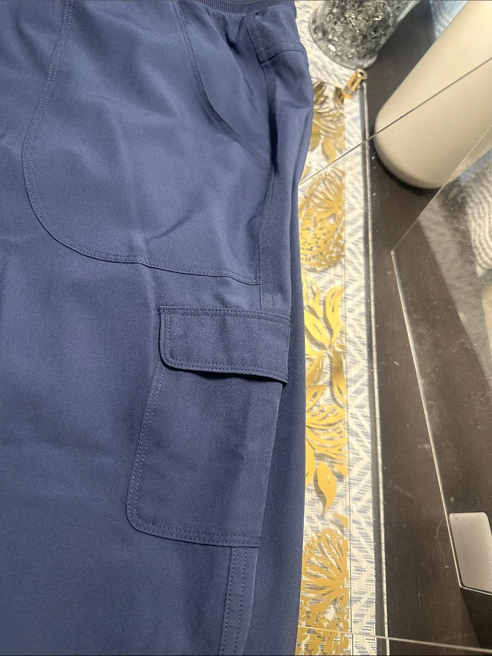 Ladies Blue Capri pants Sz 3X by RBX - Picture 3 of 8